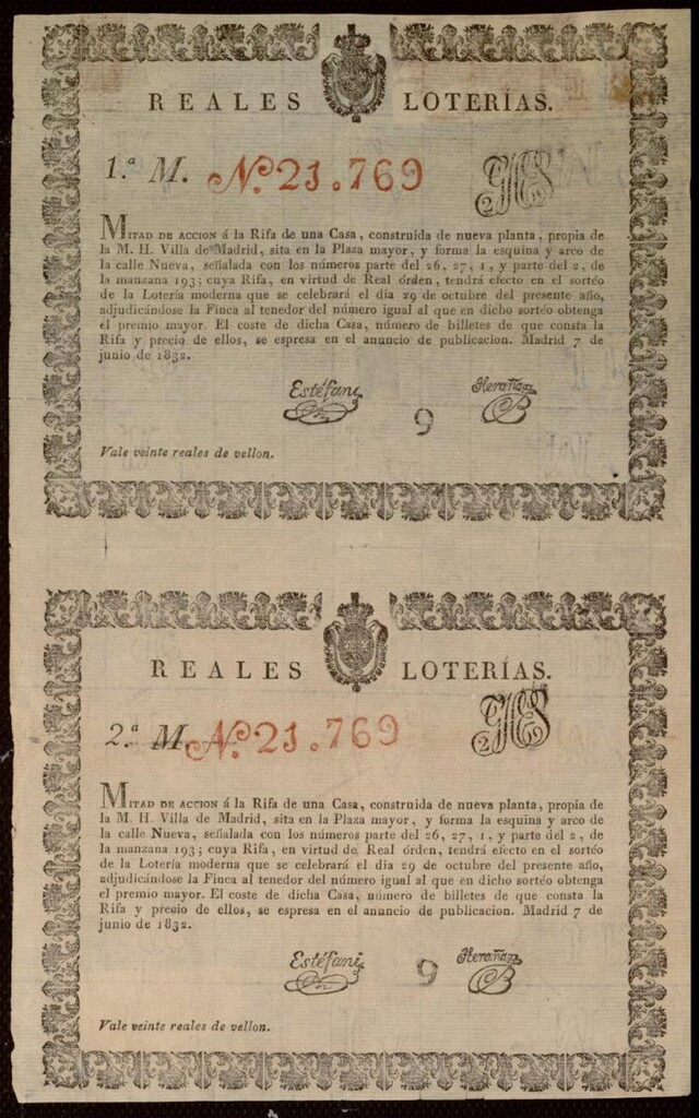 Miniatura de Papeleta de lotería