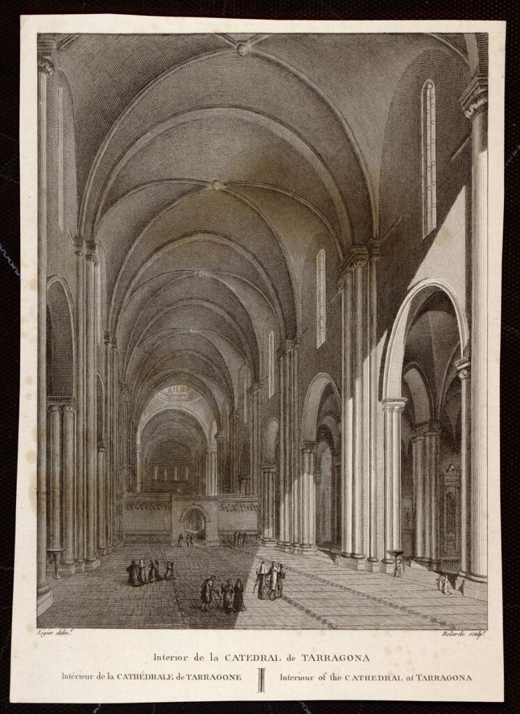 Miniatura de Interior de la catedral. Tarragona