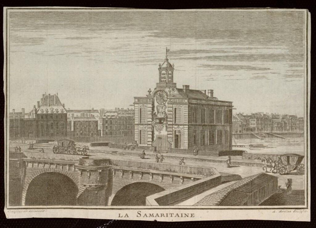 Miniatura de La iglesia de la Samaritana. París