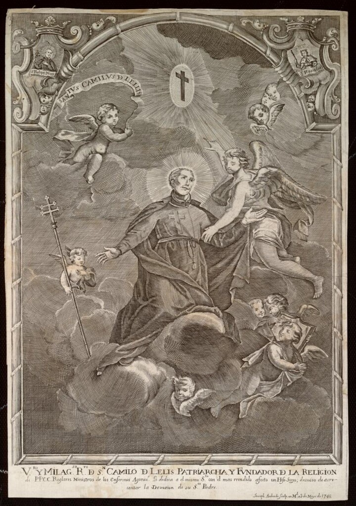 Miniatura de San Camilo de Lelis