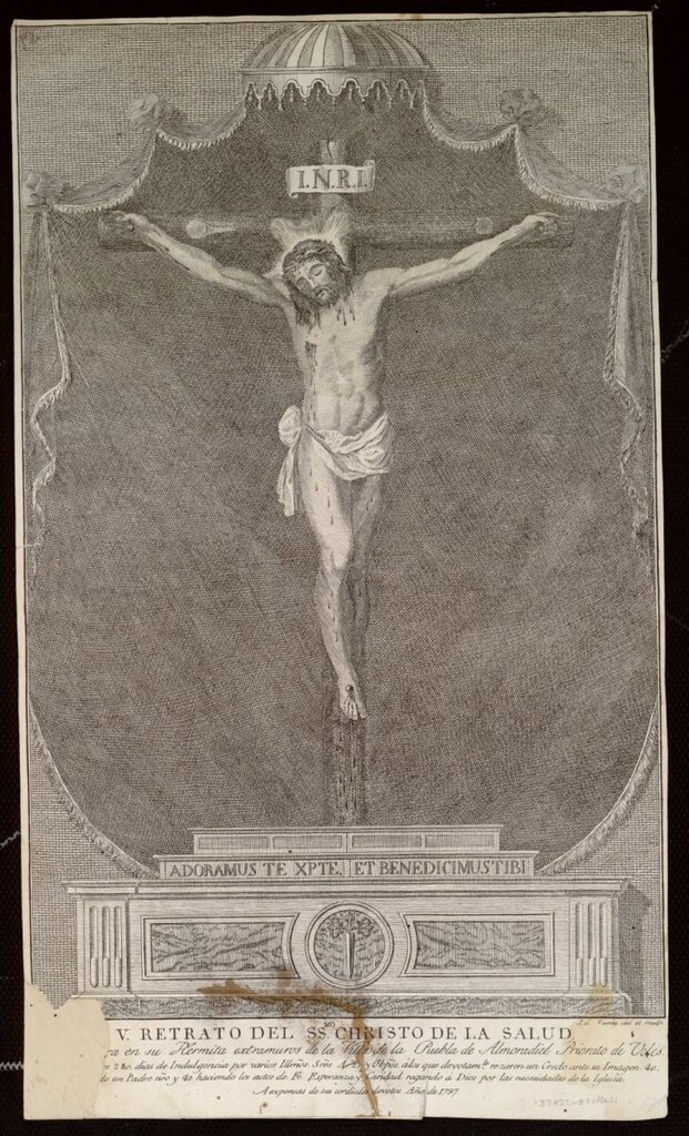 Miniatura de Santo Cristo de la Salud de la Puebla de Almoradiel