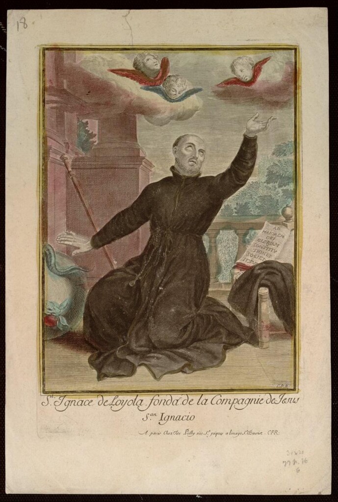 Miniatura de San Ignacio de Loyola