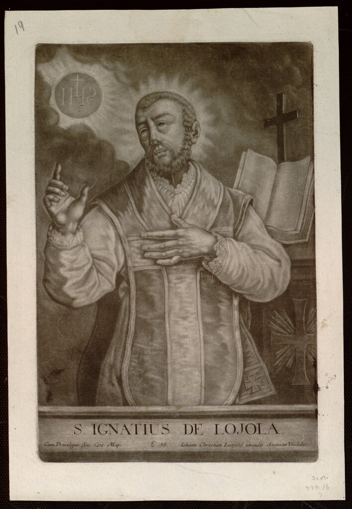 Miniatura de San Ignacio de Loyola