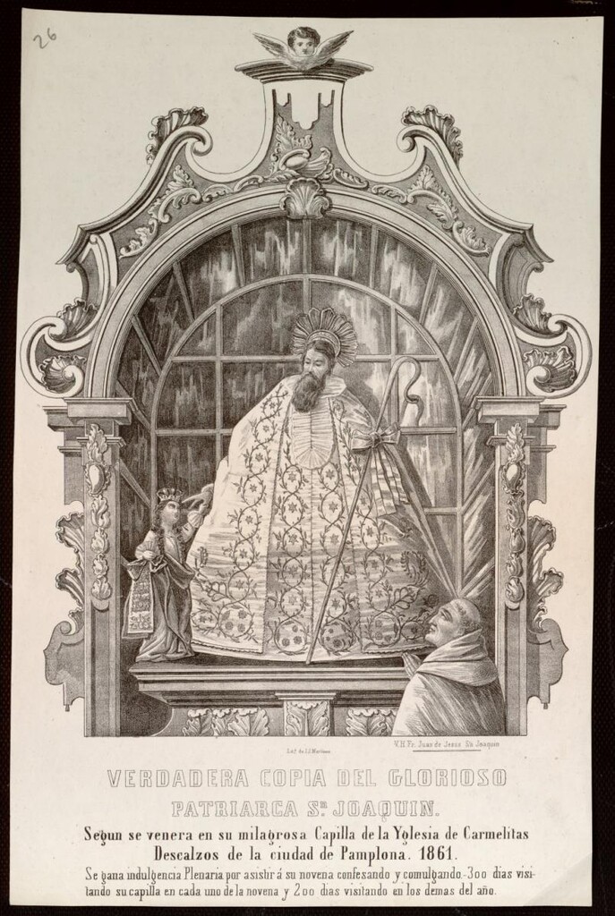 Miniatura de Verdadera copia del glorioso patriarca S. Joaquin