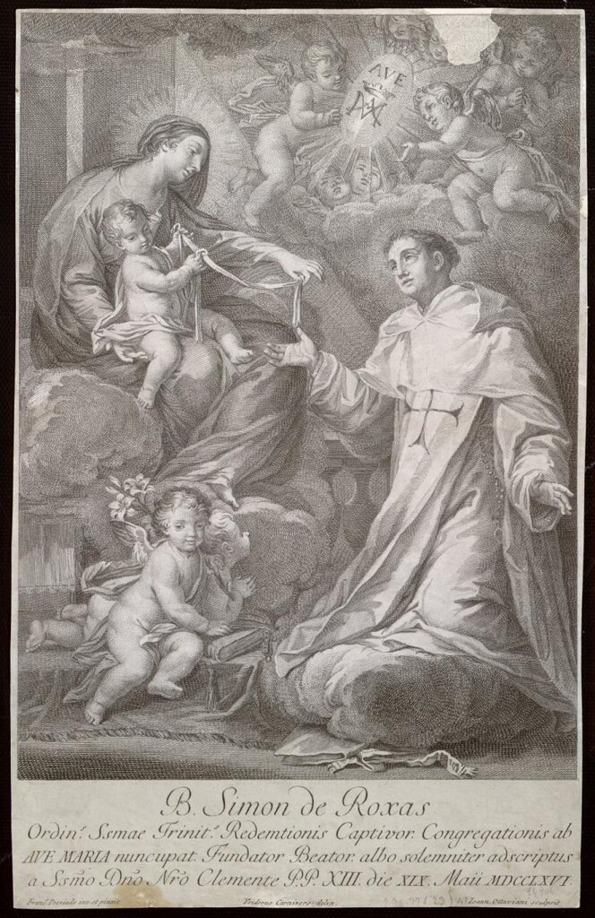 Miniatura de Beato Simón de Rojas