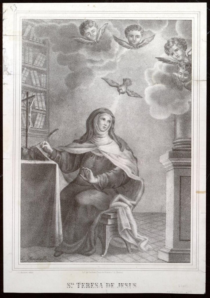 Miniatura de Santa Teresa de Jesús