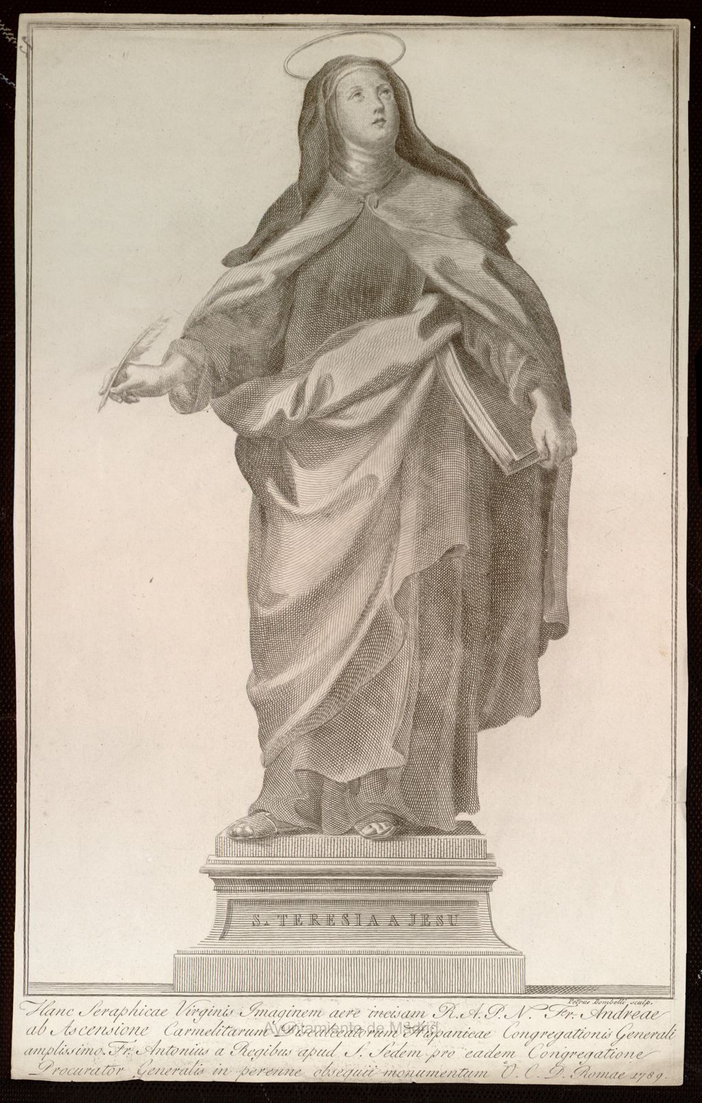 Miniatura de Santa Teresa de Jesús