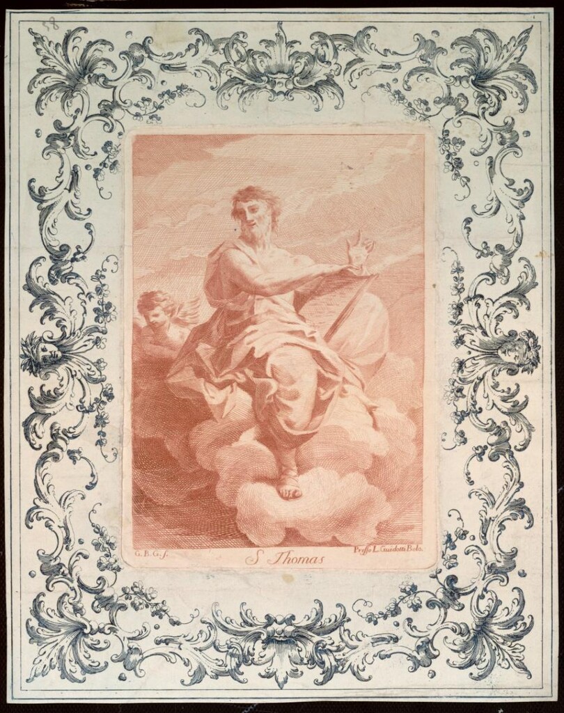 Miniatura de Santo Tomas