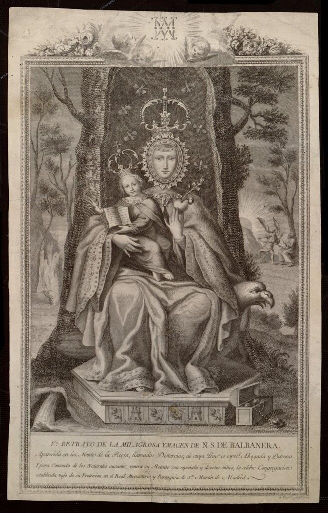 Miniatura de Virgen de Valvanera