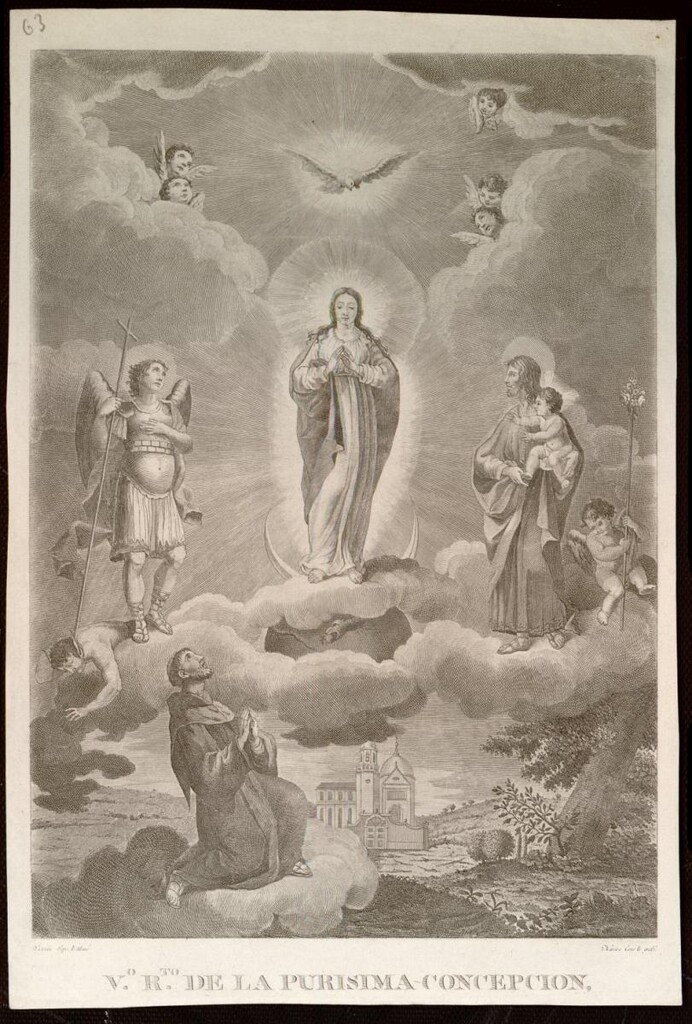 Miniatura de Virgen de la Concepción