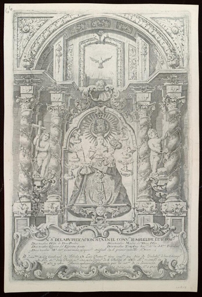 Miniatura de Virgen de la Purificación
