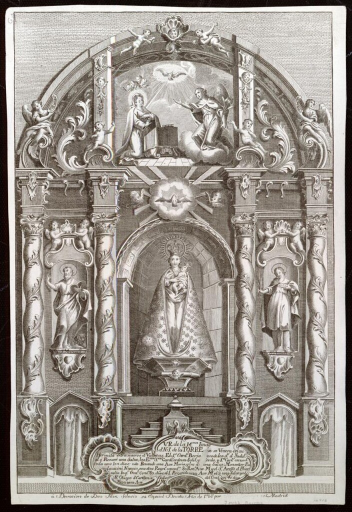 Miniatura de Virgen de la Torre