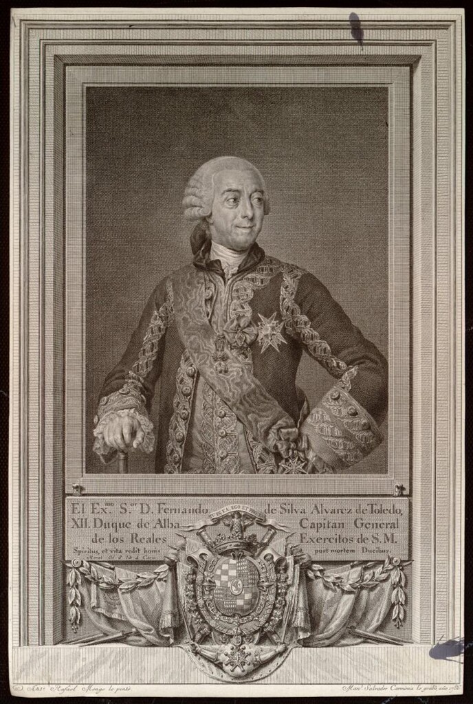 Miniatura de Retrato de Fernando de Silva Álvarez de Toledo, XII Duque de Alba