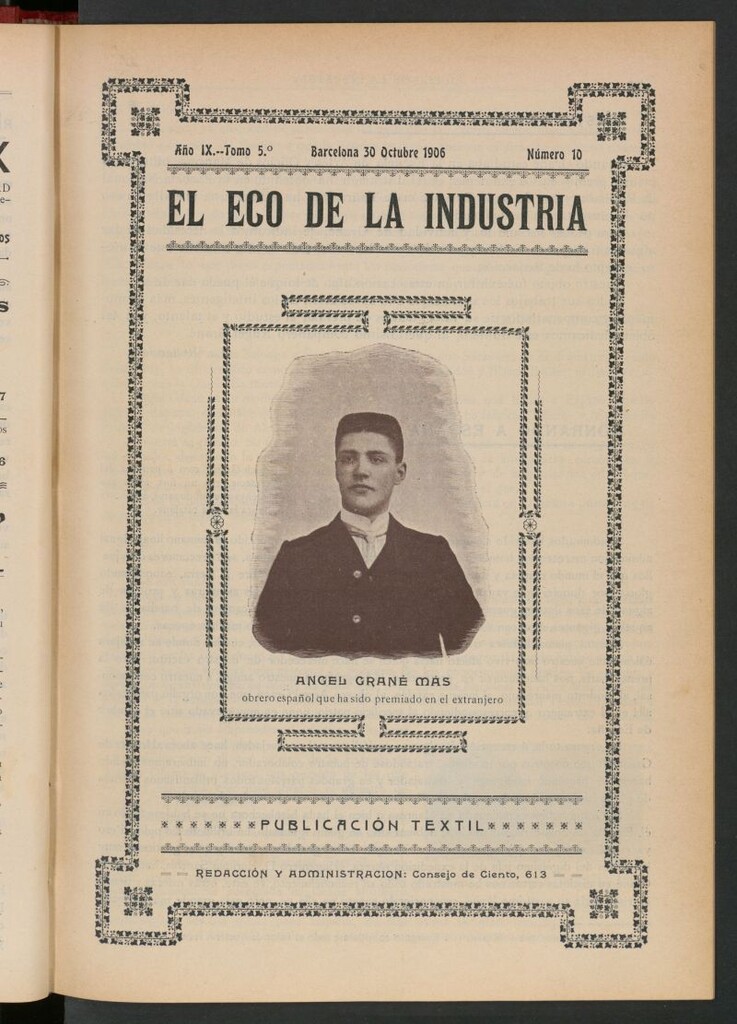 Miniatura de El Eco de la Industria de octubre de 1906