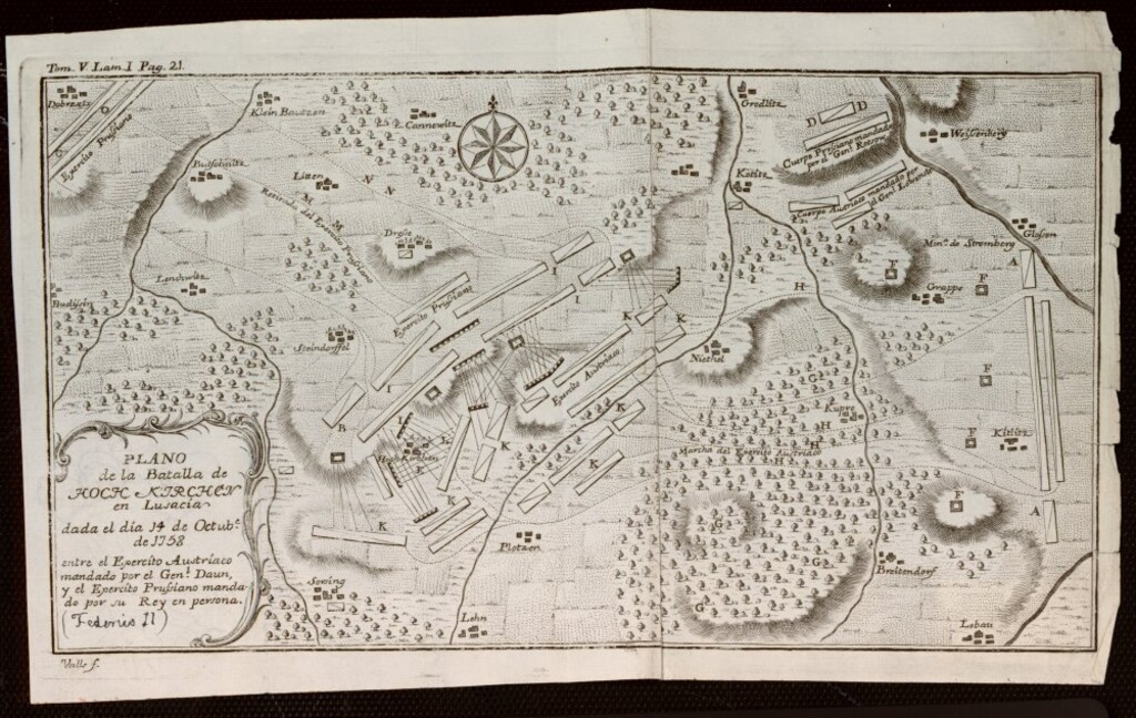 Miniatura de Plano de la batalla de Hoch Kirchen