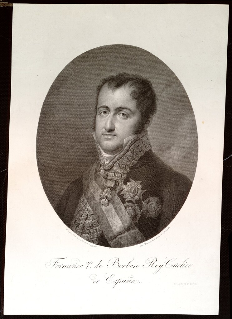 Miniatura de Retrato de Fernando VII