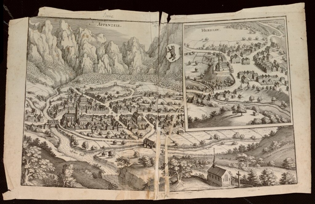 Miniatura de Appenzell y Herisau (Suiza)