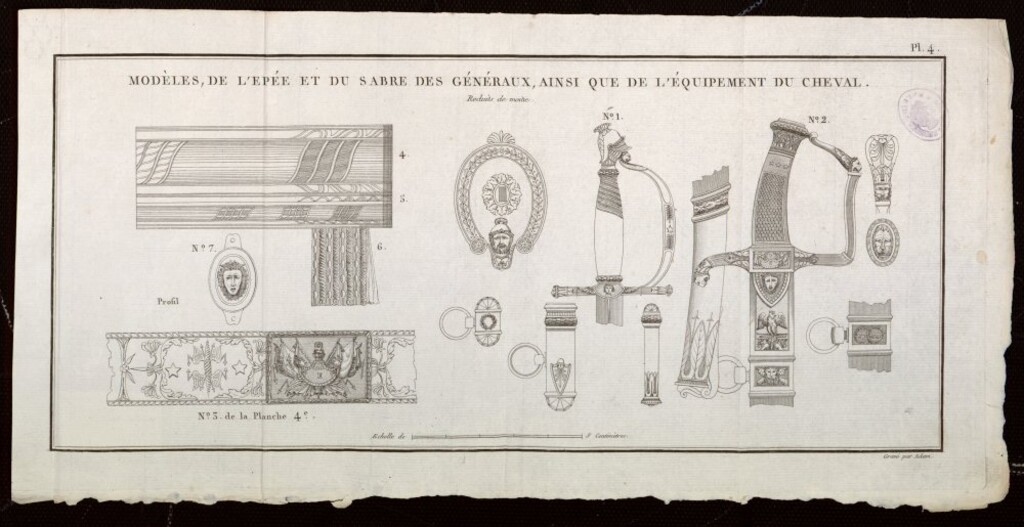 Miniatura de Modelo de espada y sable de general