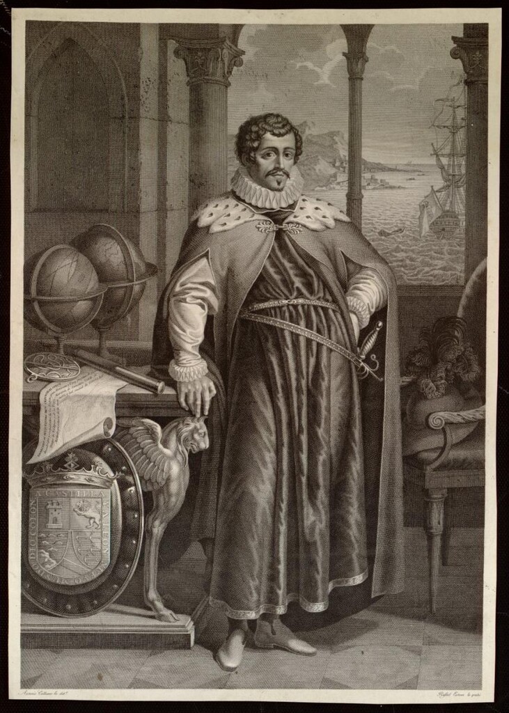 Miniatura de Retrato de Cristobal Colón
