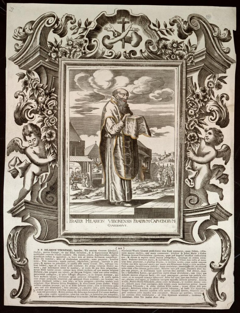 Miniatura de Fray Hilarión de Bivona (O.F.M. Cap.)