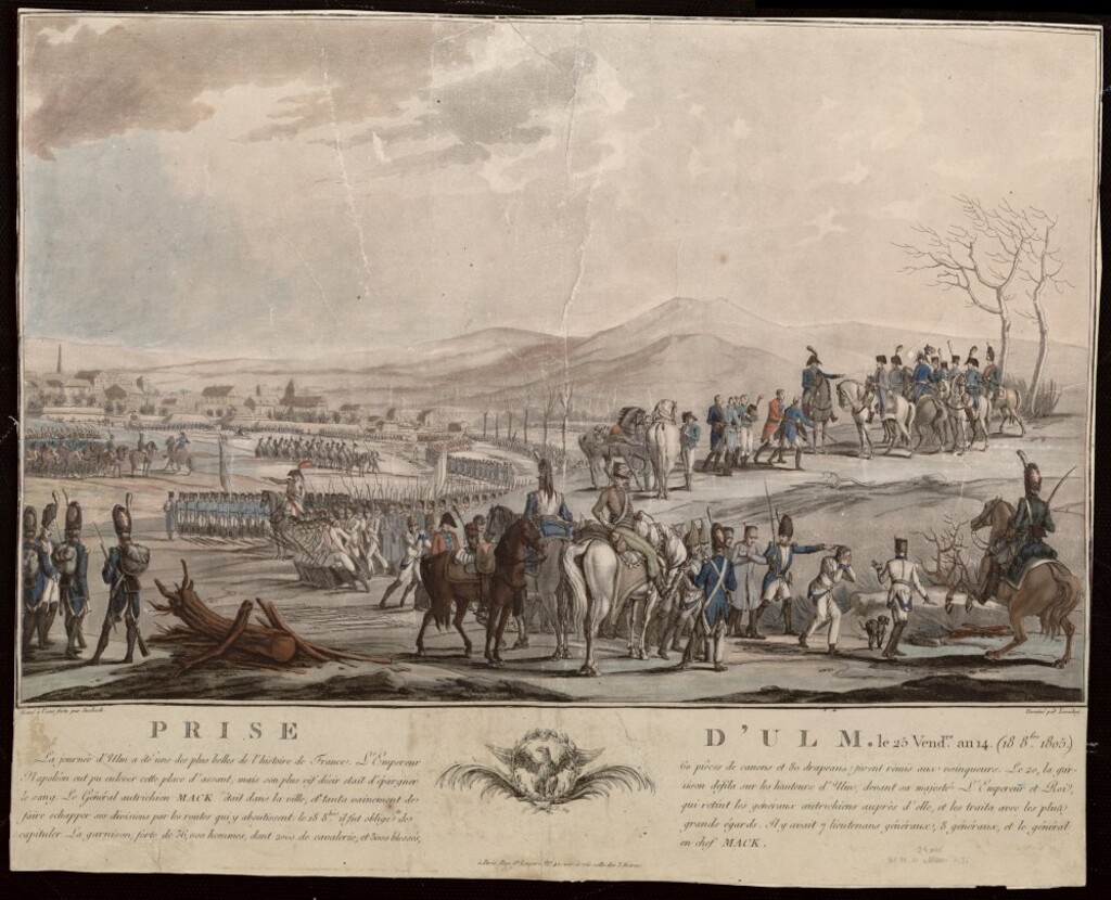 Miniatura de Toma de Ulm, el 18 de octubre de 1805