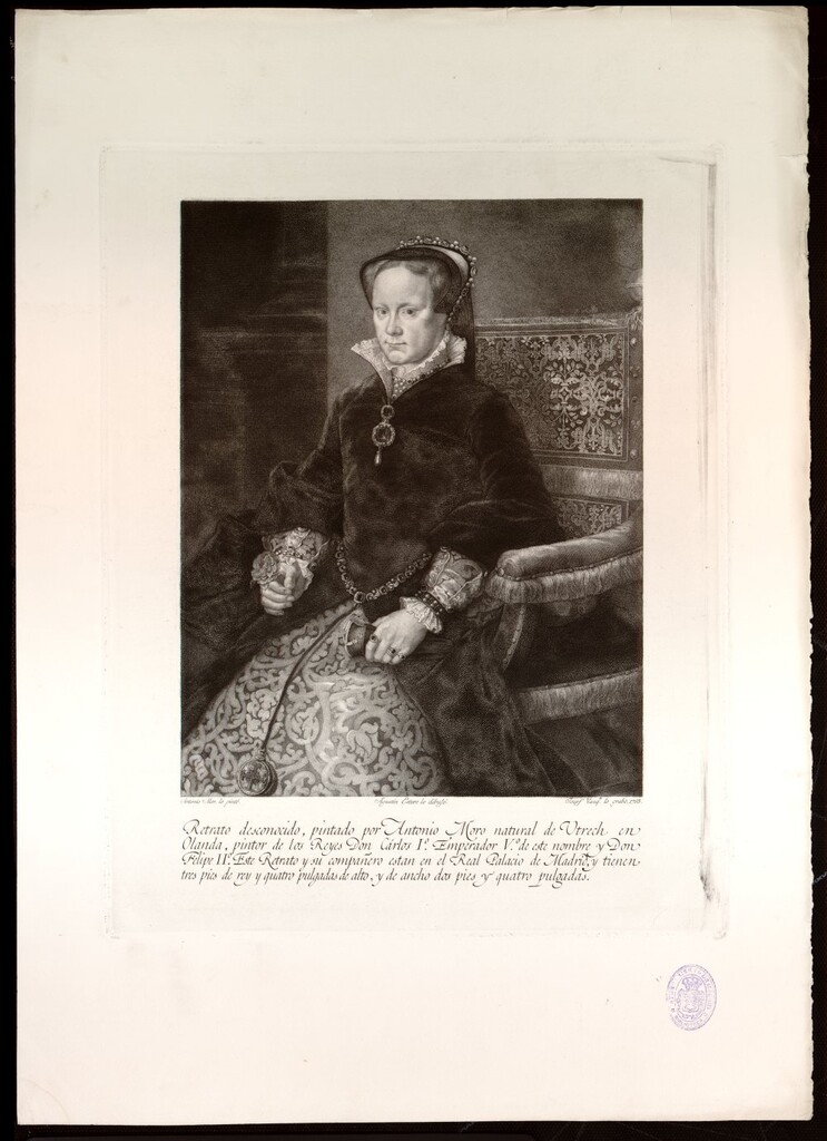 Miniatura de Retrato de María Tudor, Reina de Inglaterra