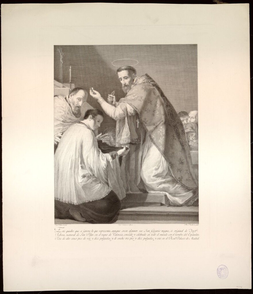 Miniatura de Misa de San Gregorio