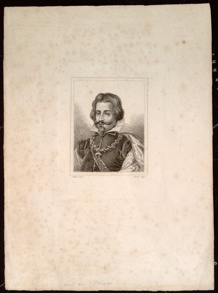 Miniatura de Gaspar de Guzmán, Conde-Duque de Olivares
