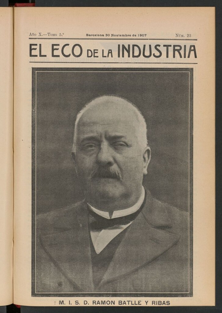 Miniatura de El Eco de la Industria de noviembre de 1907