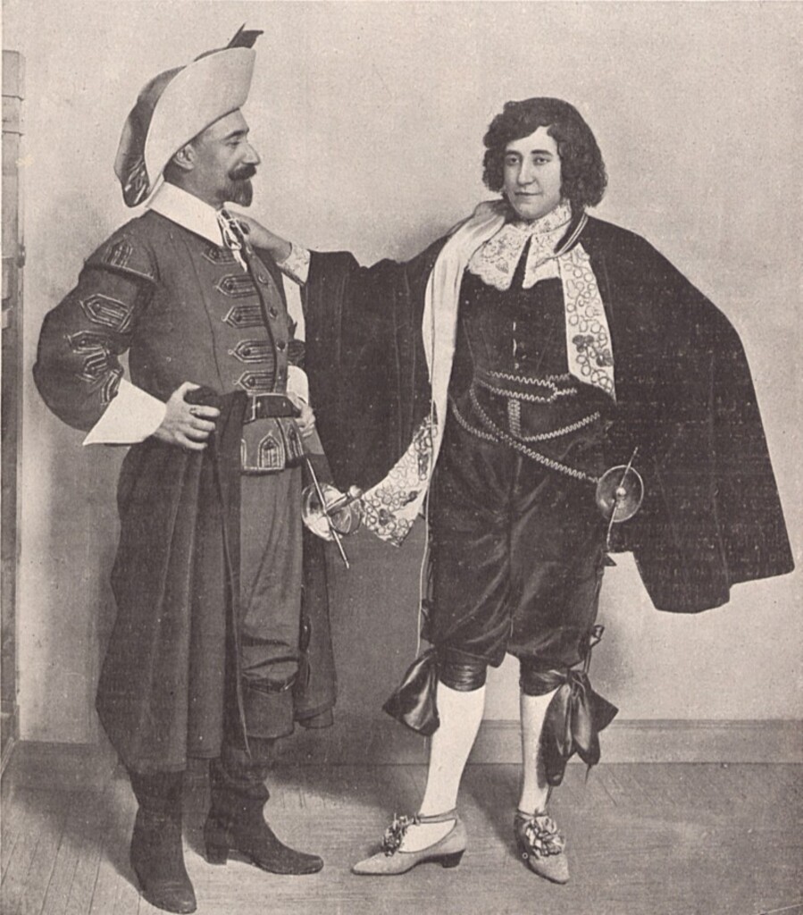 Miniatura de Jacinto Benavente, actor