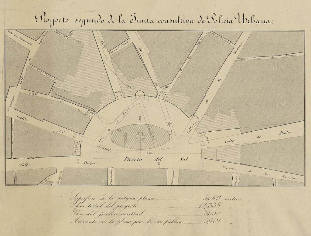 Miniatura de Segundo proyecto de la Junta Consultiva de Polícia Urbana para la reforma de la Puerta del Sol