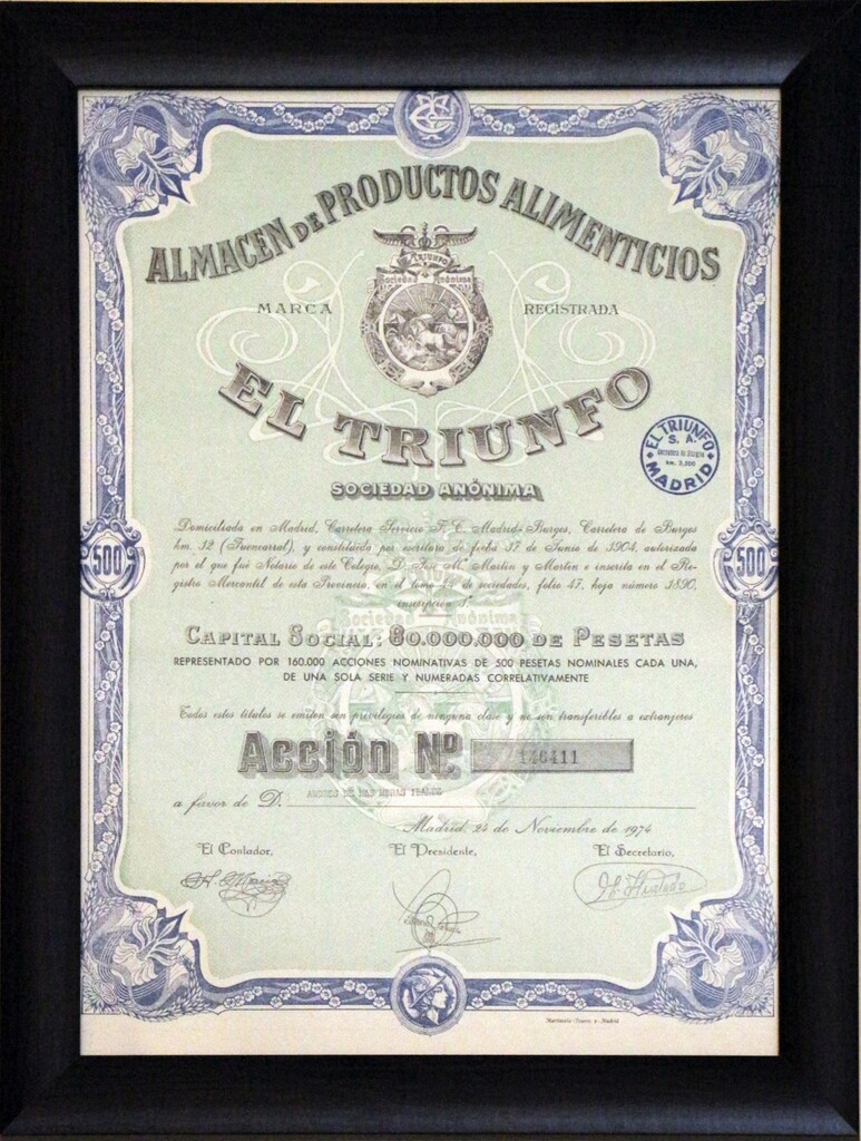Miniatura de Acción del Almacén de Productos Alimenticios El Triunfo S.A.