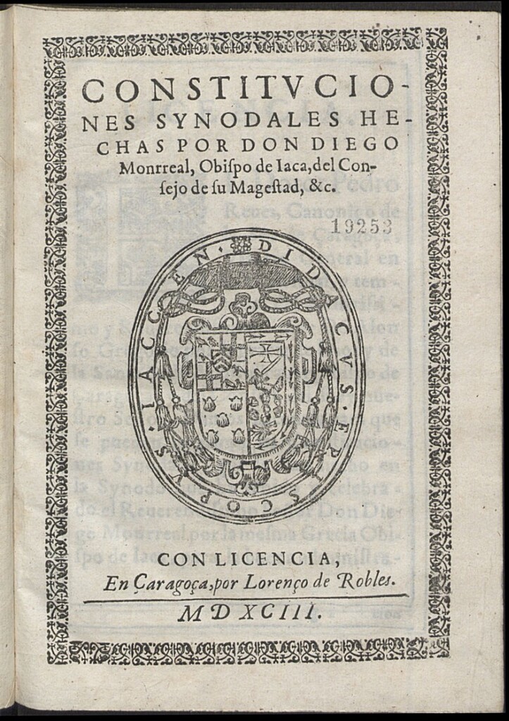 Miniatura de Constituciones synodales