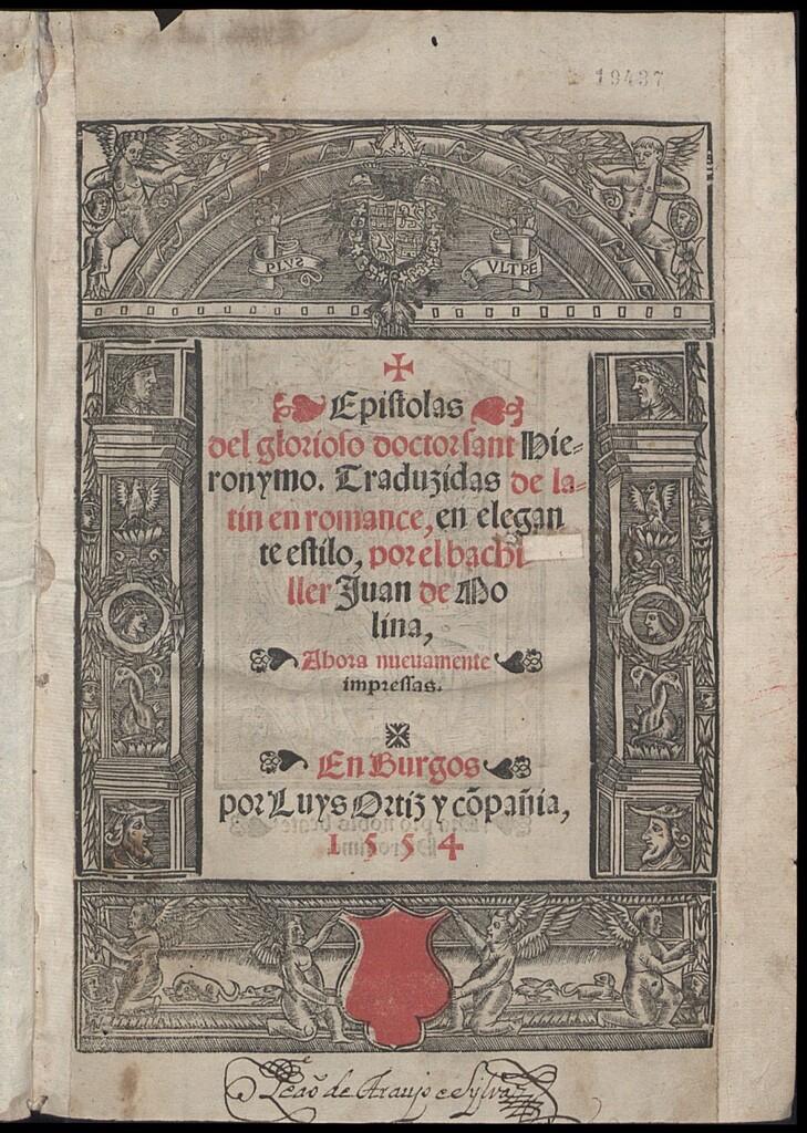 Miniatura de Epistolas del glorioso doctor sant Hieronimo