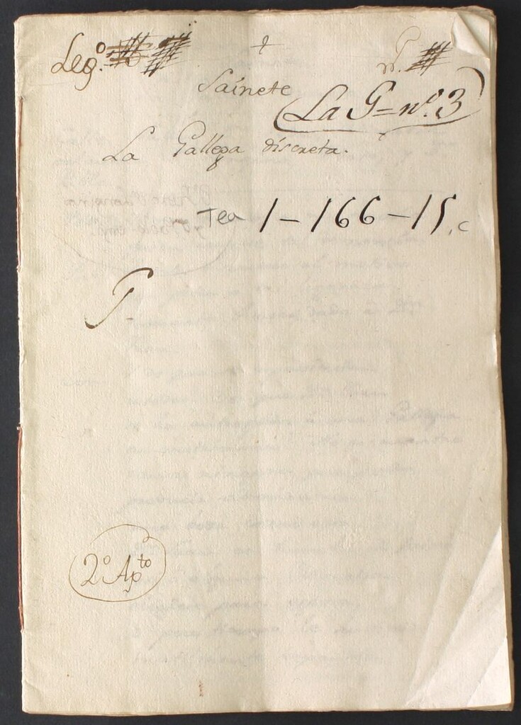 Miniatura de La Gallega discreta
