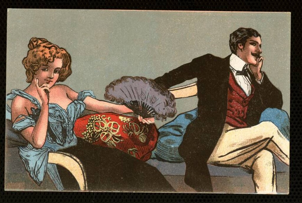 Miniatura de Pareja en un sofá