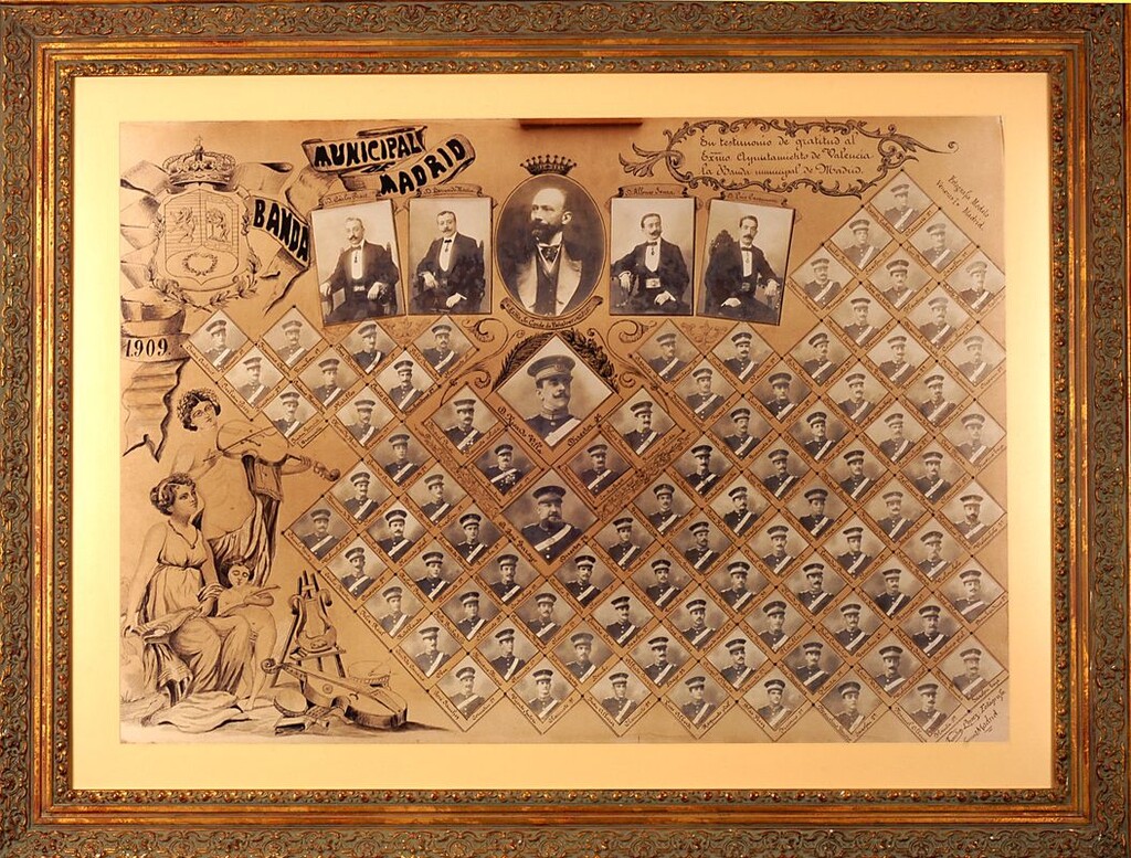 Miniatura de Primera plantilla de la Banda Municipal de Madrid. 1909