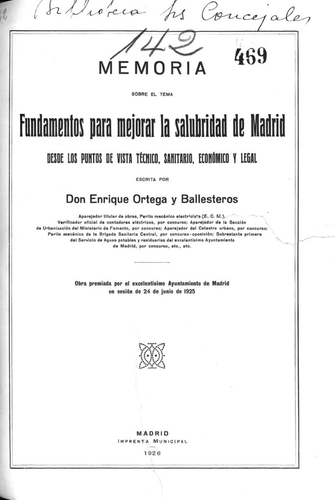 Miniatura de Fundamentos para mejorar la salubridad de Madrid desde los puntos de vista técnico, sanitario, económico y legal