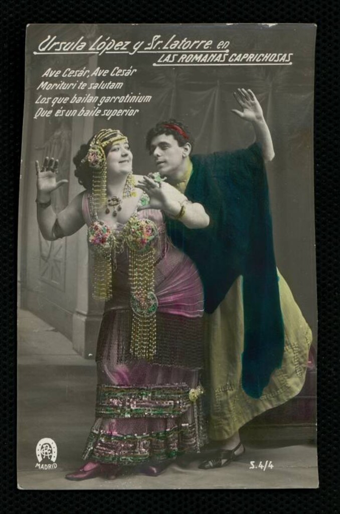 Miniatura de Representación de Las romanas caprichosas