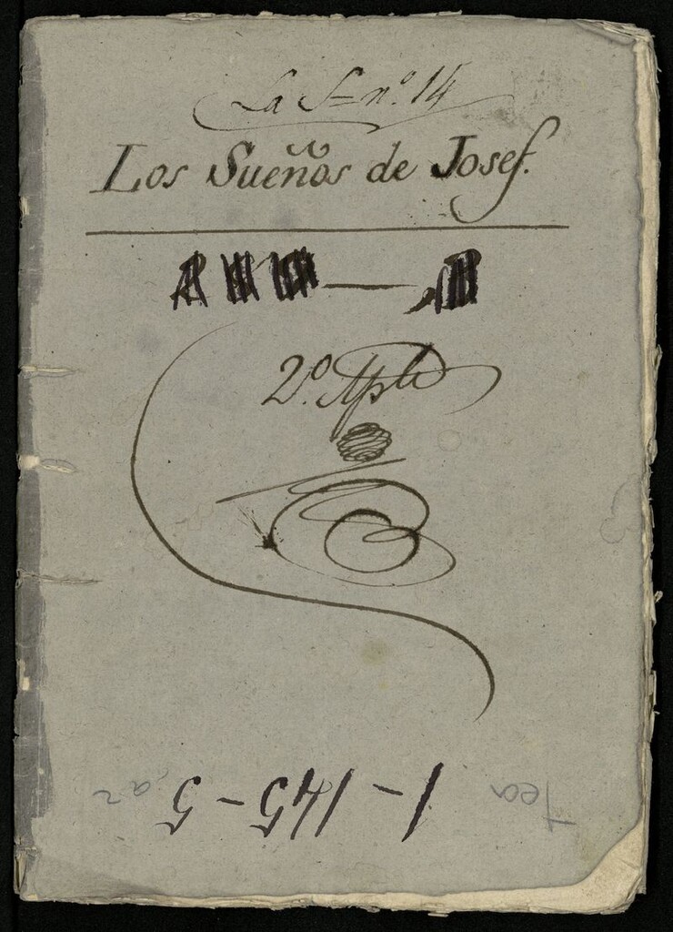 Miniatura de El más feliz cautiverio y Los sueños de José representada en los teatros de esta corte por la compañía de Ribera