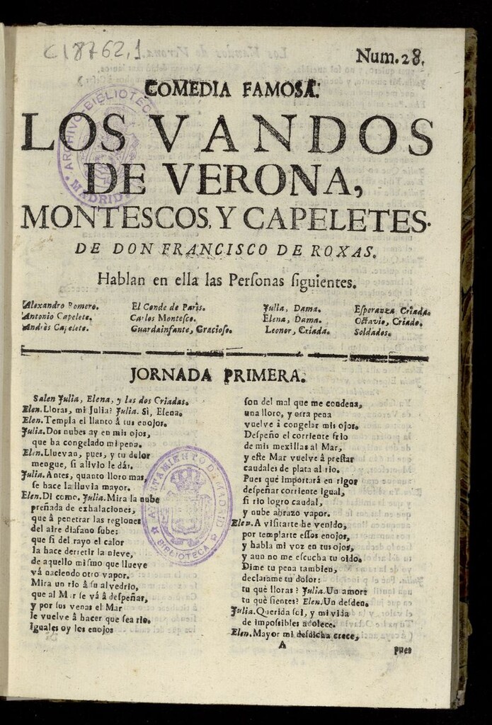 Miniatura de Los bandos de Verona