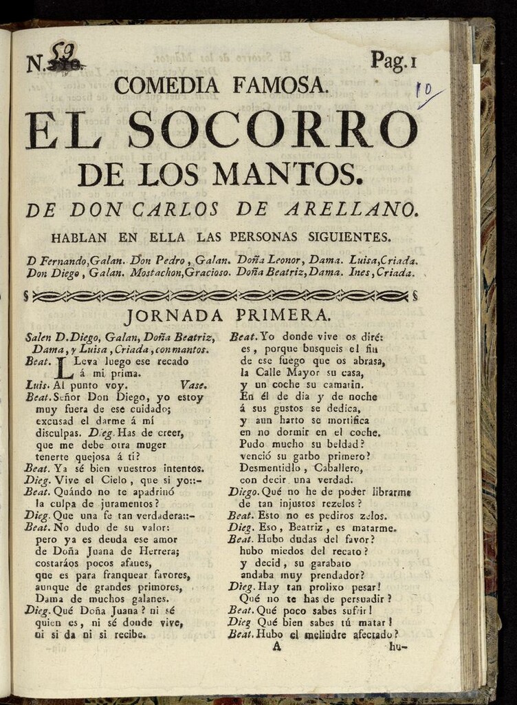 Miniatura de El socorro de los mantos