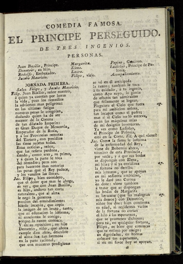 Miniatura de El príncipe perseguido