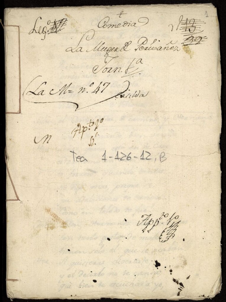 Miniatura de La muger de Perivañez