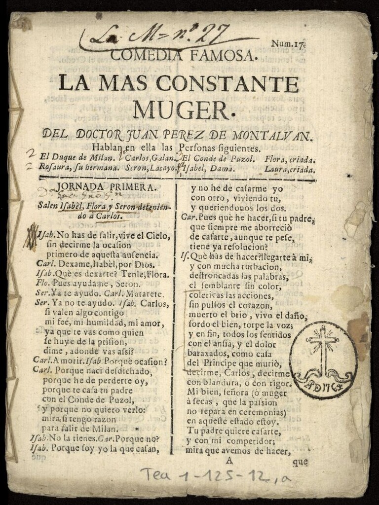 Miniatura de La mas constante muger