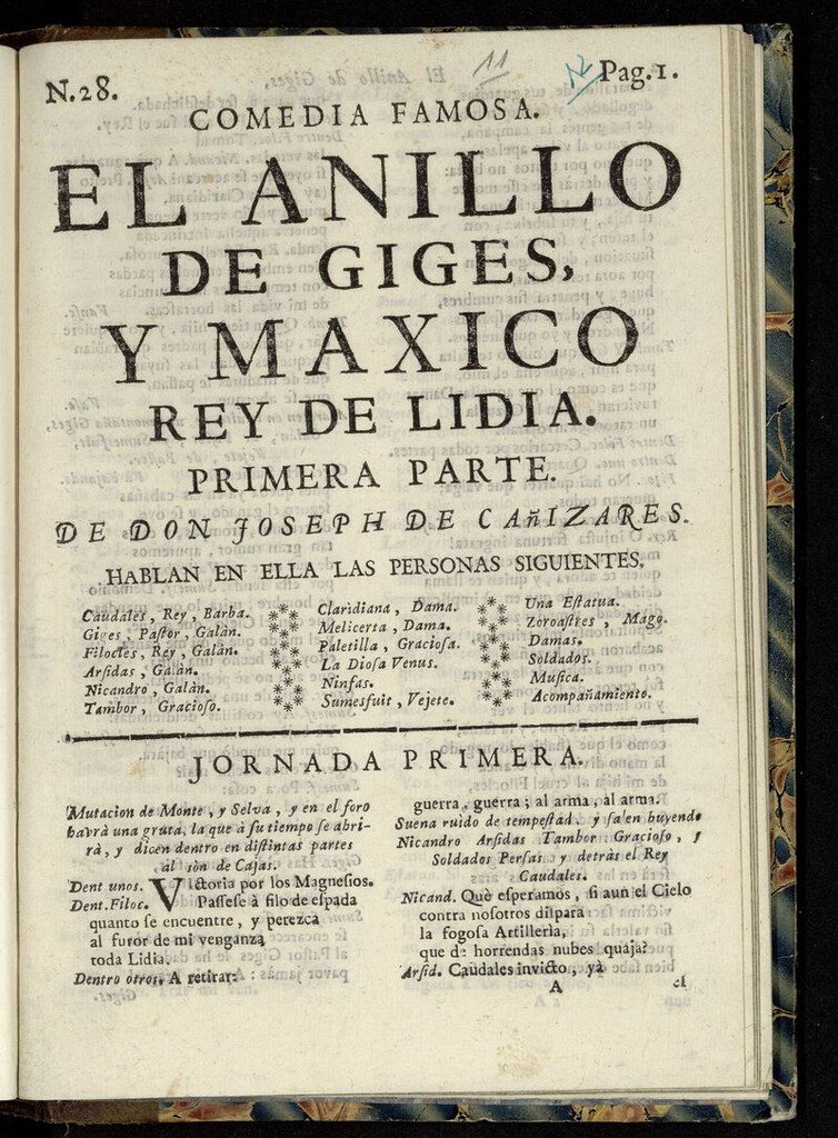 Miniatura de El anillo de Giges. Primera parte