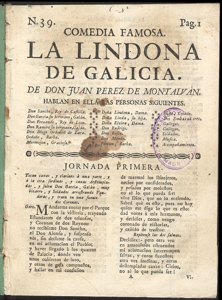 Miniatura de La Lindona de Galicia