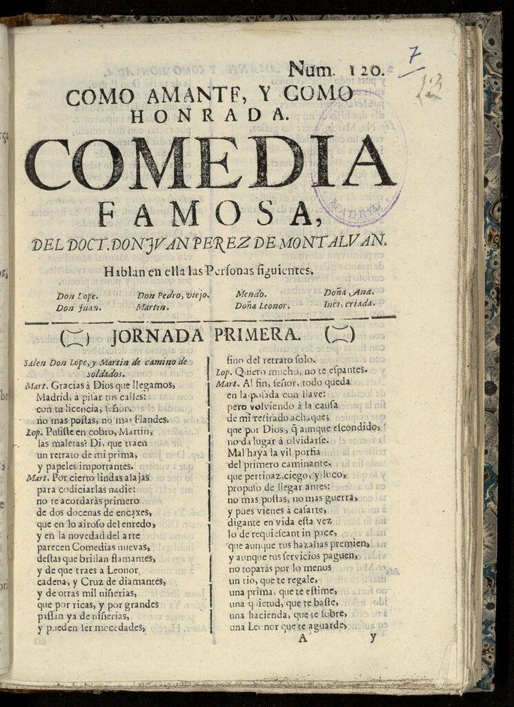 Miniatura de Como amante y como horada