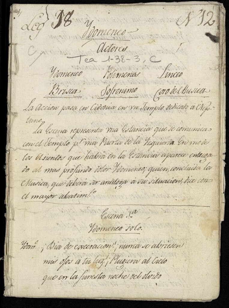 Miniatura de Idomeneo