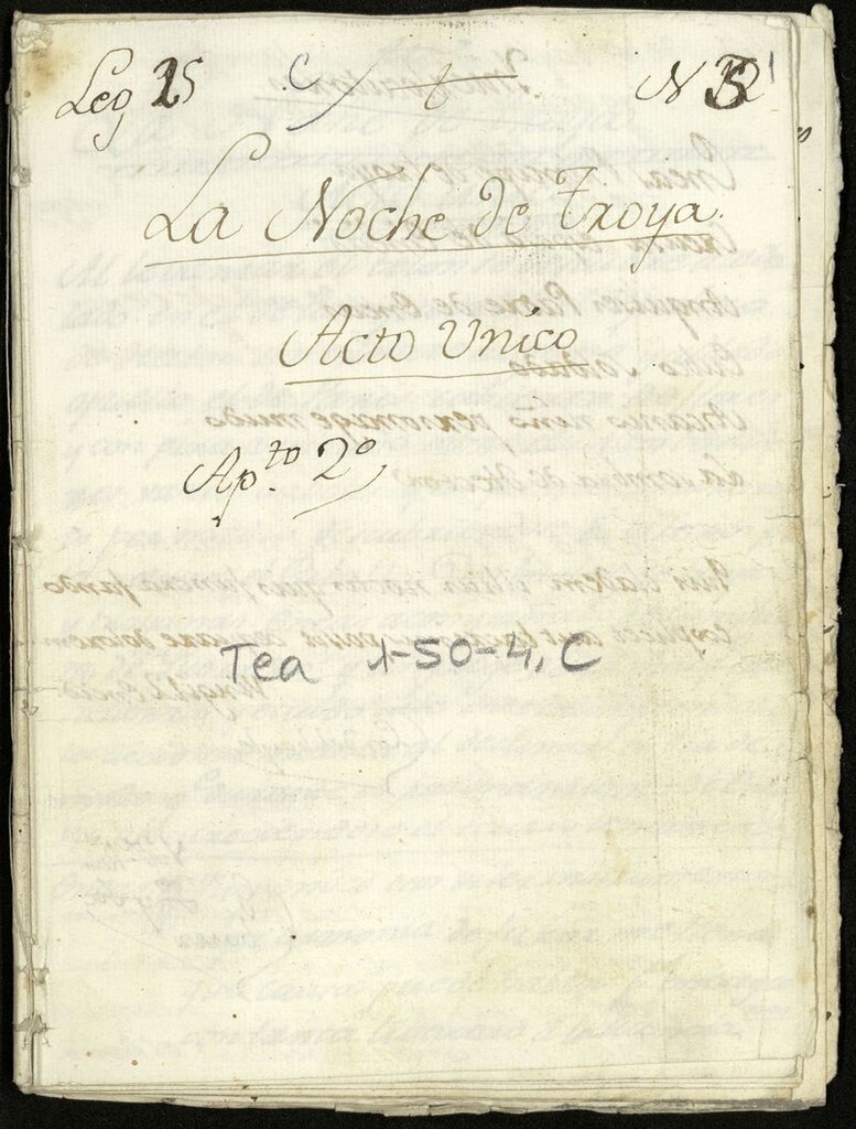Miniatura de La noche de Troya